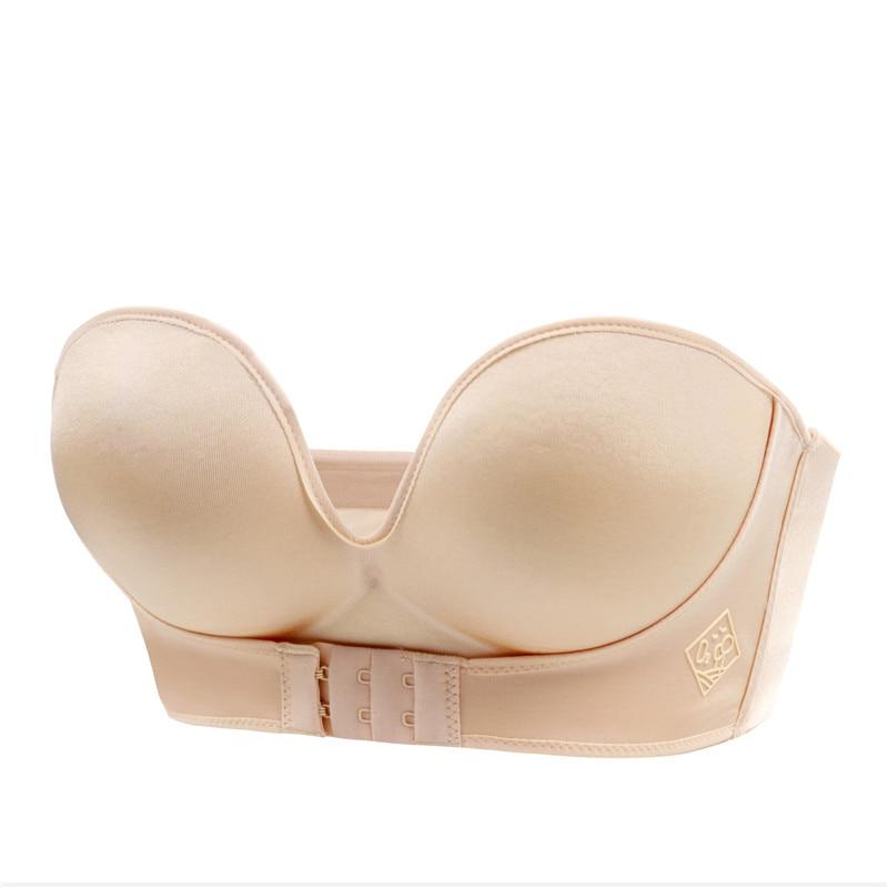 Women's Strapless Push-Up Comfort Bra