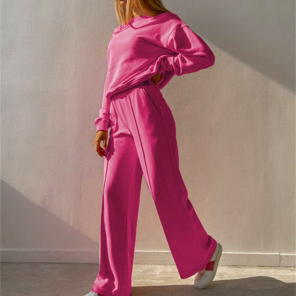 Relaxed Fit Two Piece Tracksuit Set