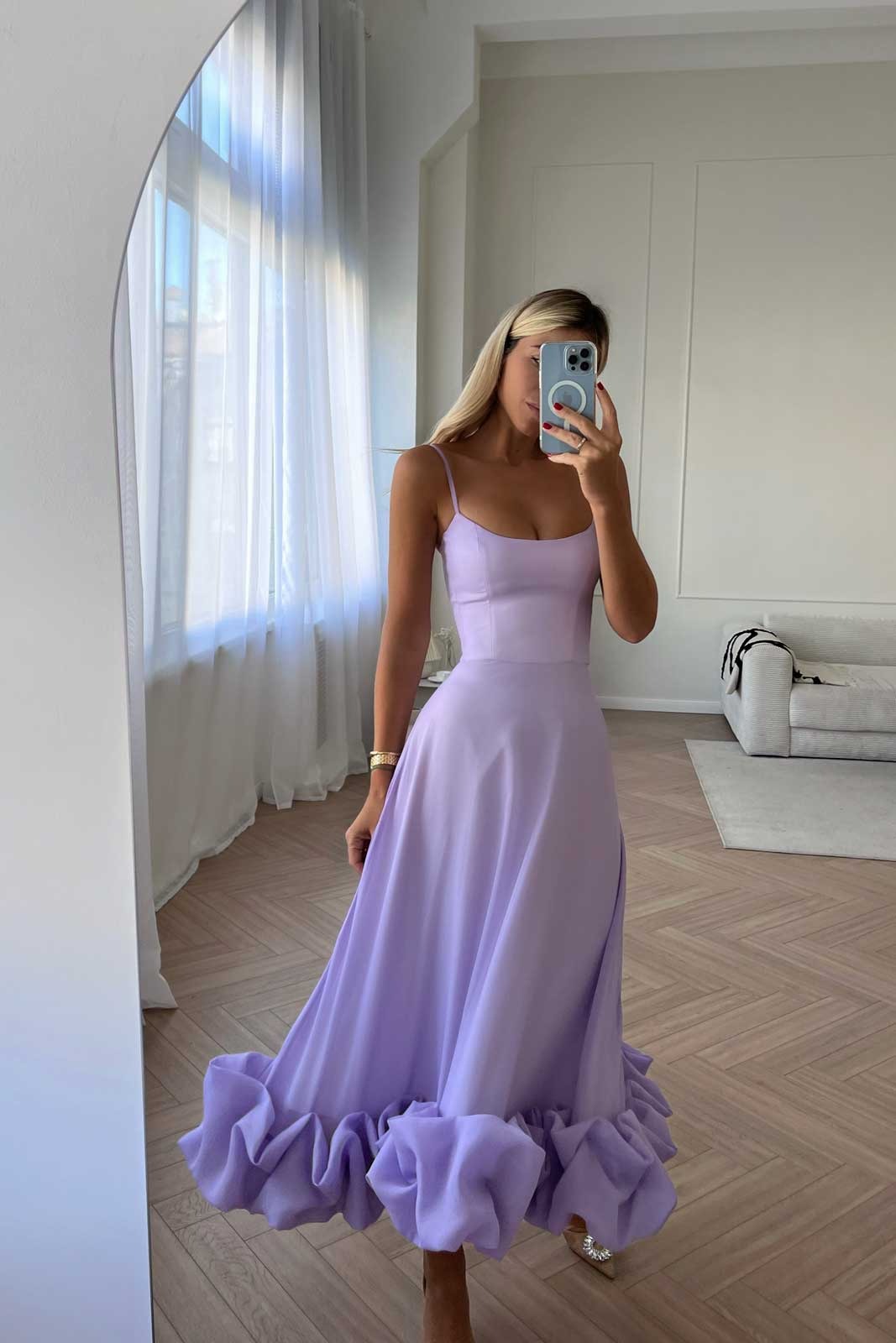 Sleeveless Defined-Waist Twirl Midi Dress