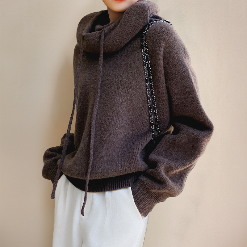 Paige Relaxed Fit Cowl Neck Hoodie
