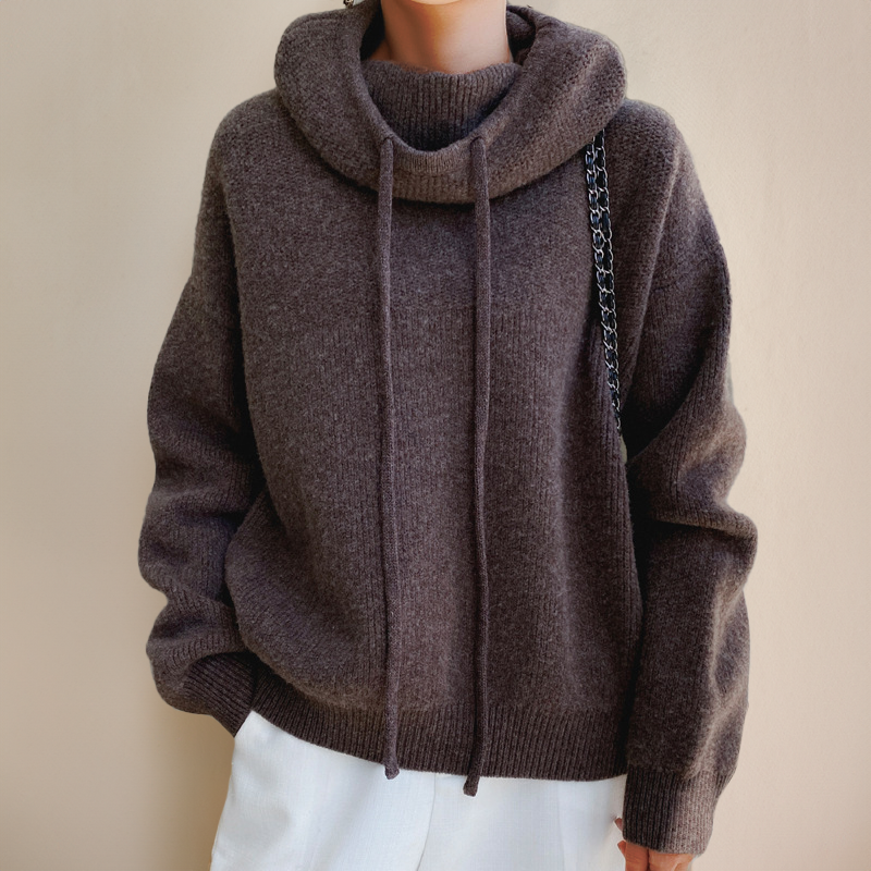 Paige Relaxed Fit Cowl Neck Hoodie