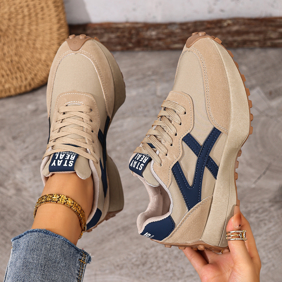 Women's Lightweight Orthopaedic Trainers with Comfort Fit
