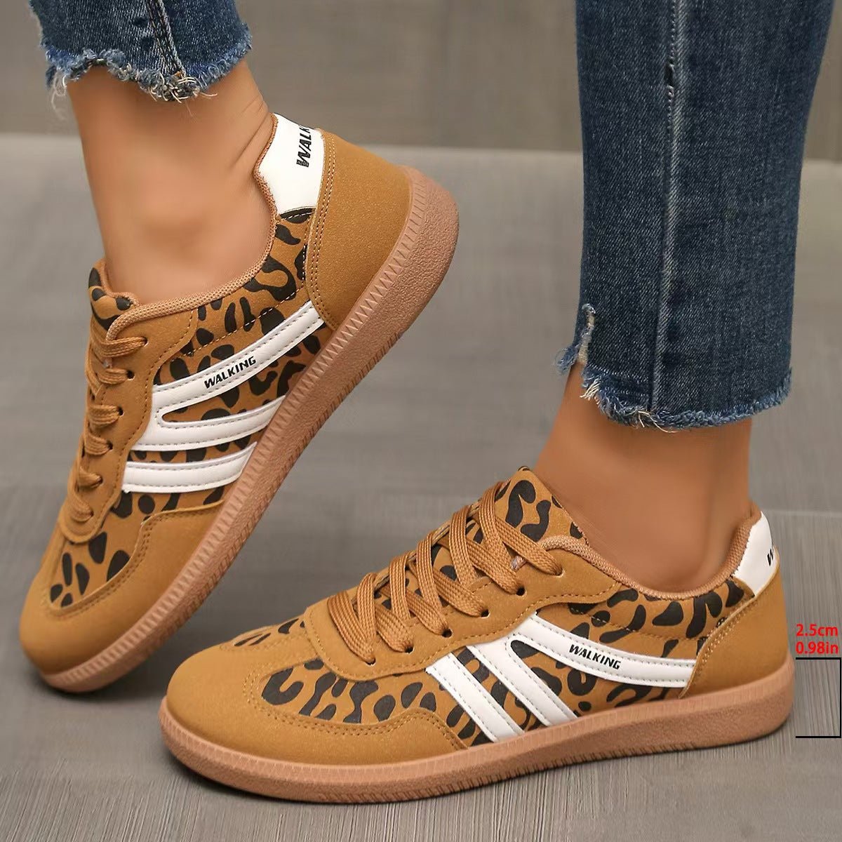 Wide Fit Suede Trainers with Everyday Comfort