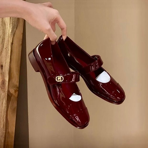 Women's Wide Toe Box Mary Jane Flats with Arch Support