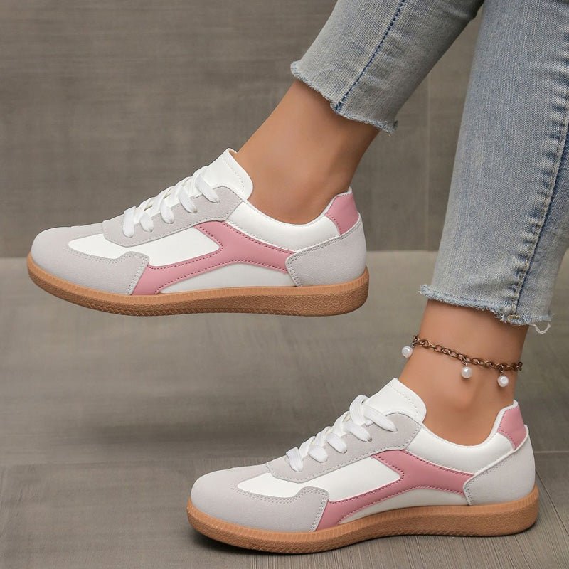 Retro Suede Trainers with Everyday Support