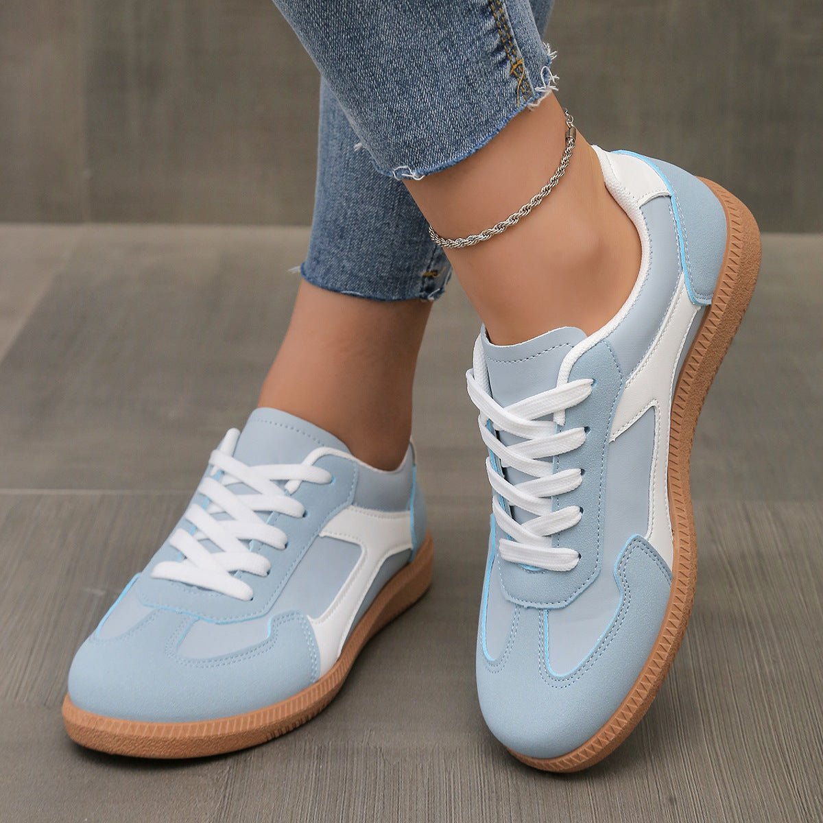 Retro Suede Trainers with Everyday Support