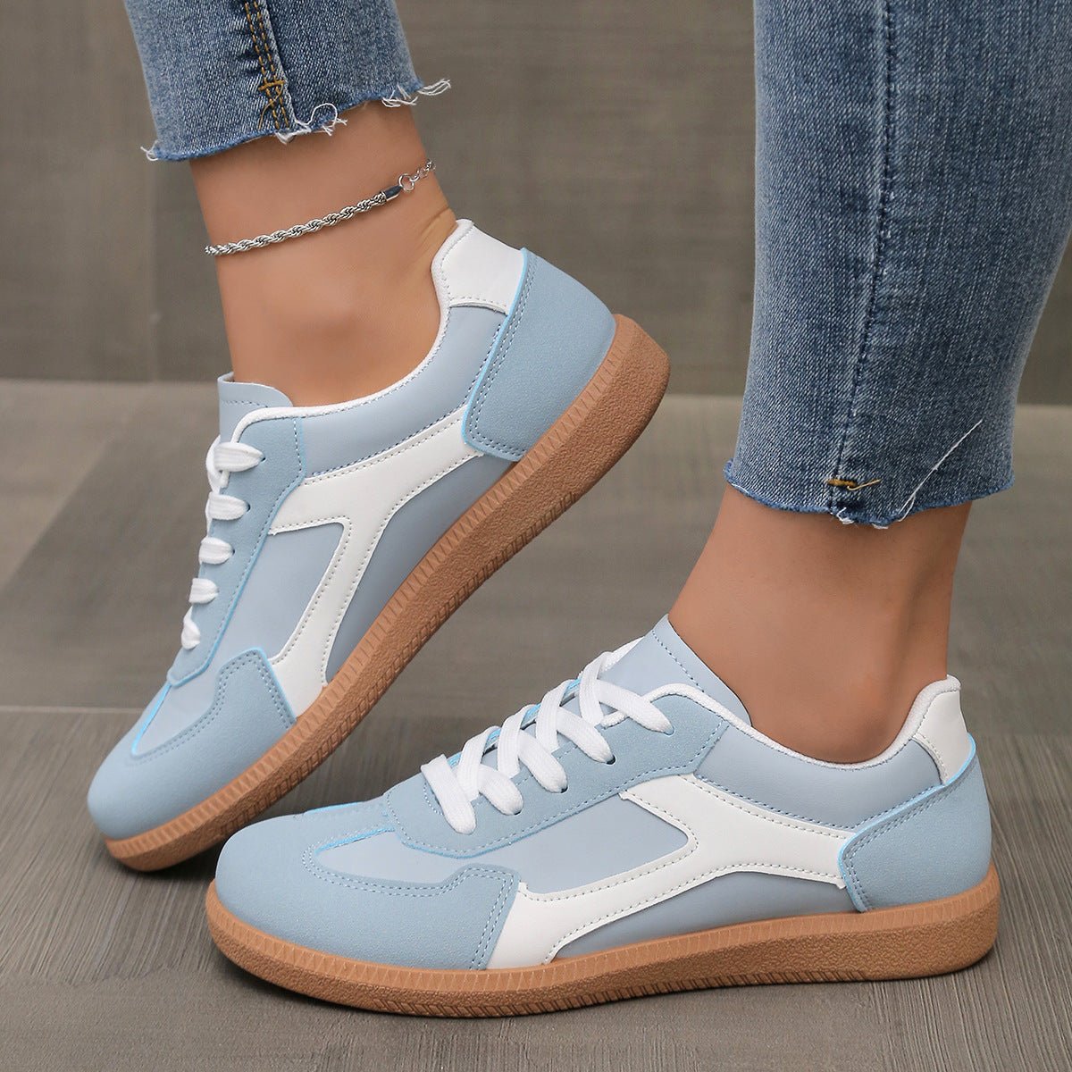 Retro Suede Trainers with Everyday Support
