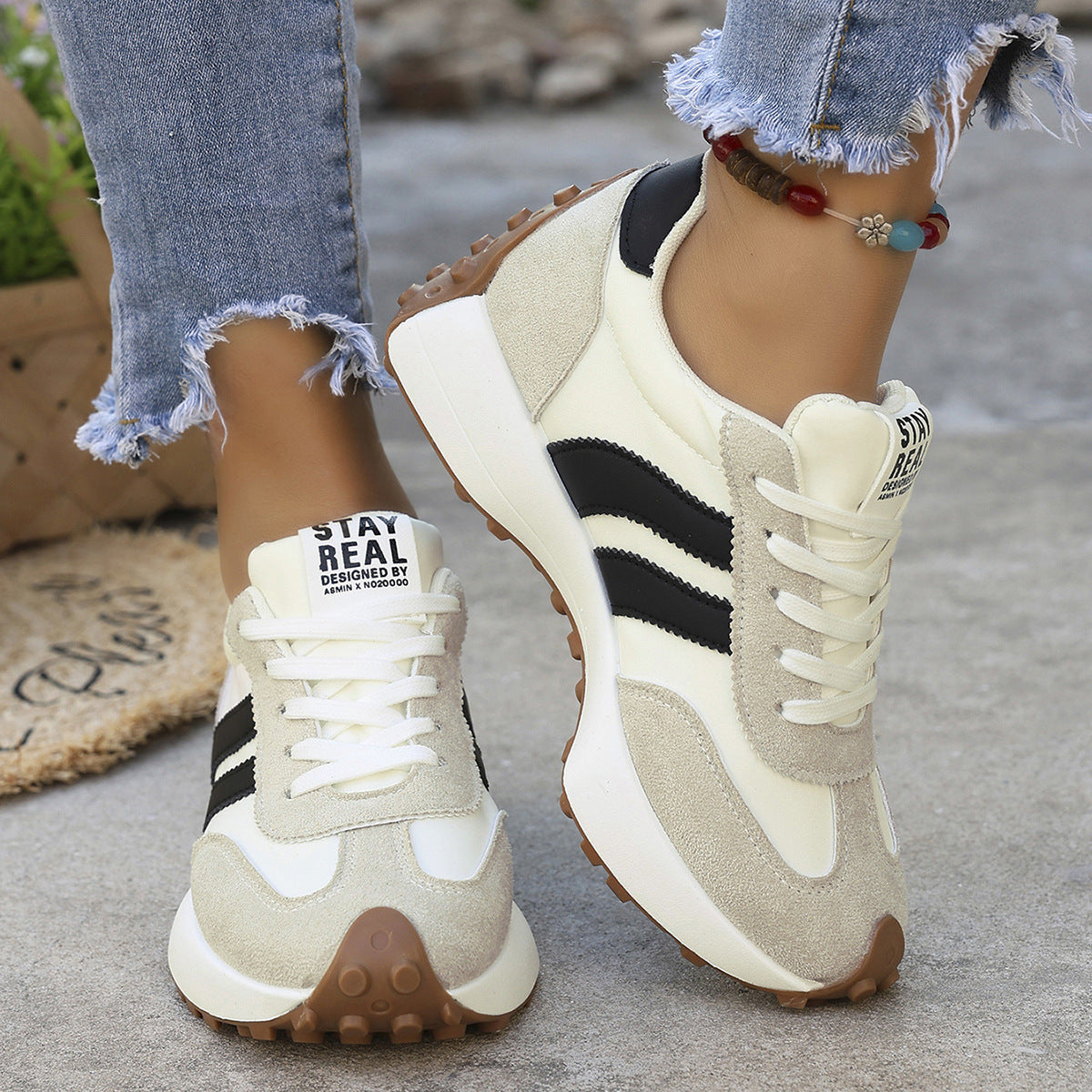 Women's Lightweight Orthopaedic Trainers with Comfort Fit