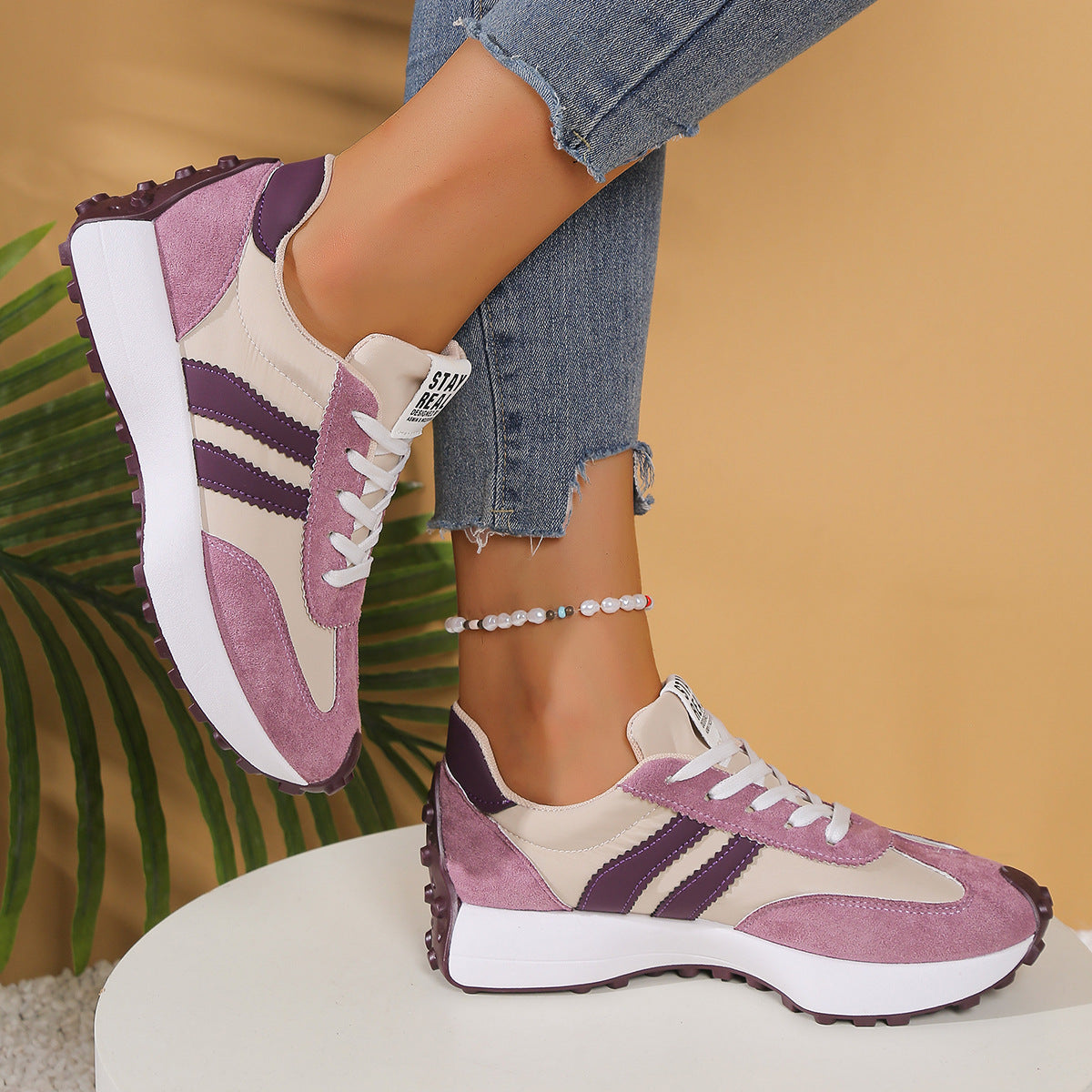 Women's Lightweight Orthopaedic Trainers with Comfort Fit