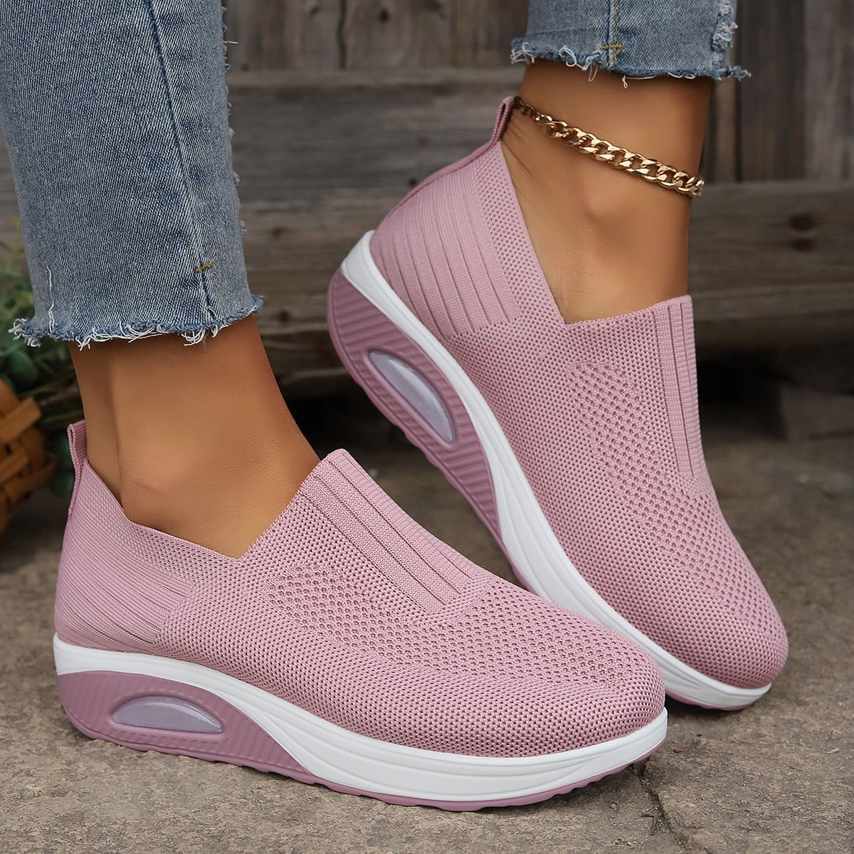 Lightweight Breathable Walking Trainers