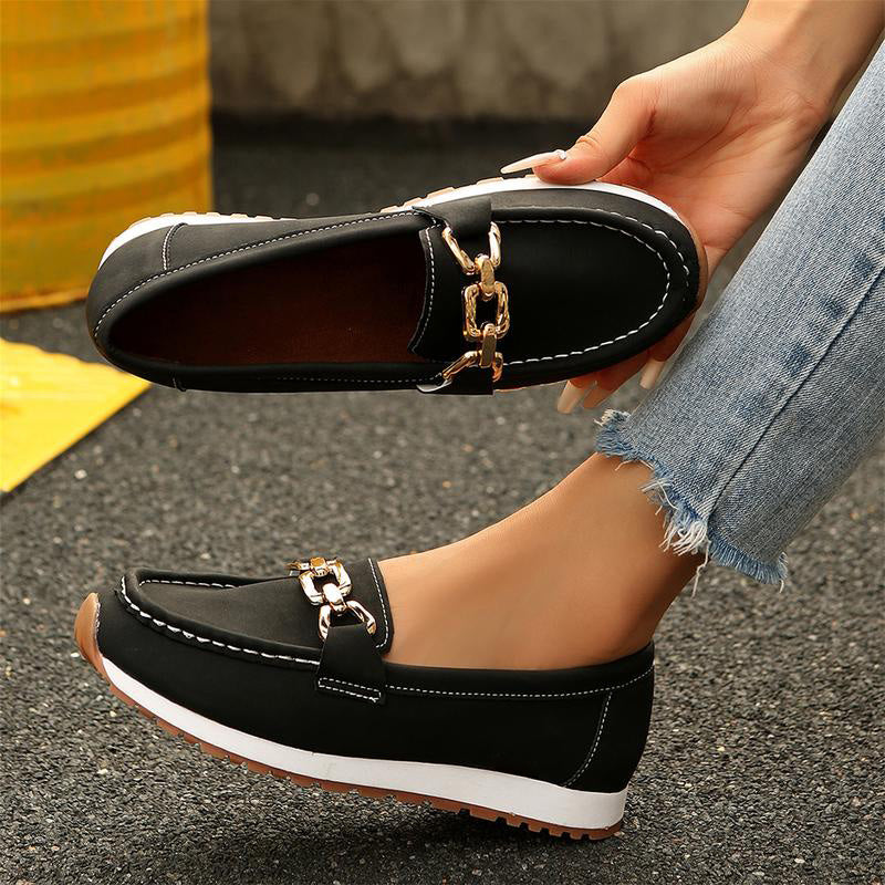 Women's Orthopedic Suede Loafers with Arch Support