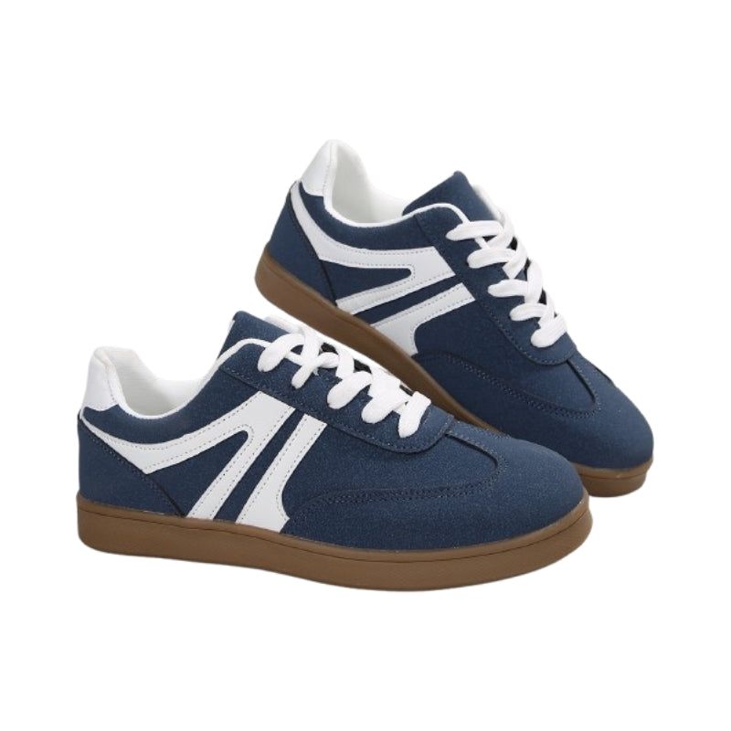 Wide Fit Lace-Up Supportive Sneakers