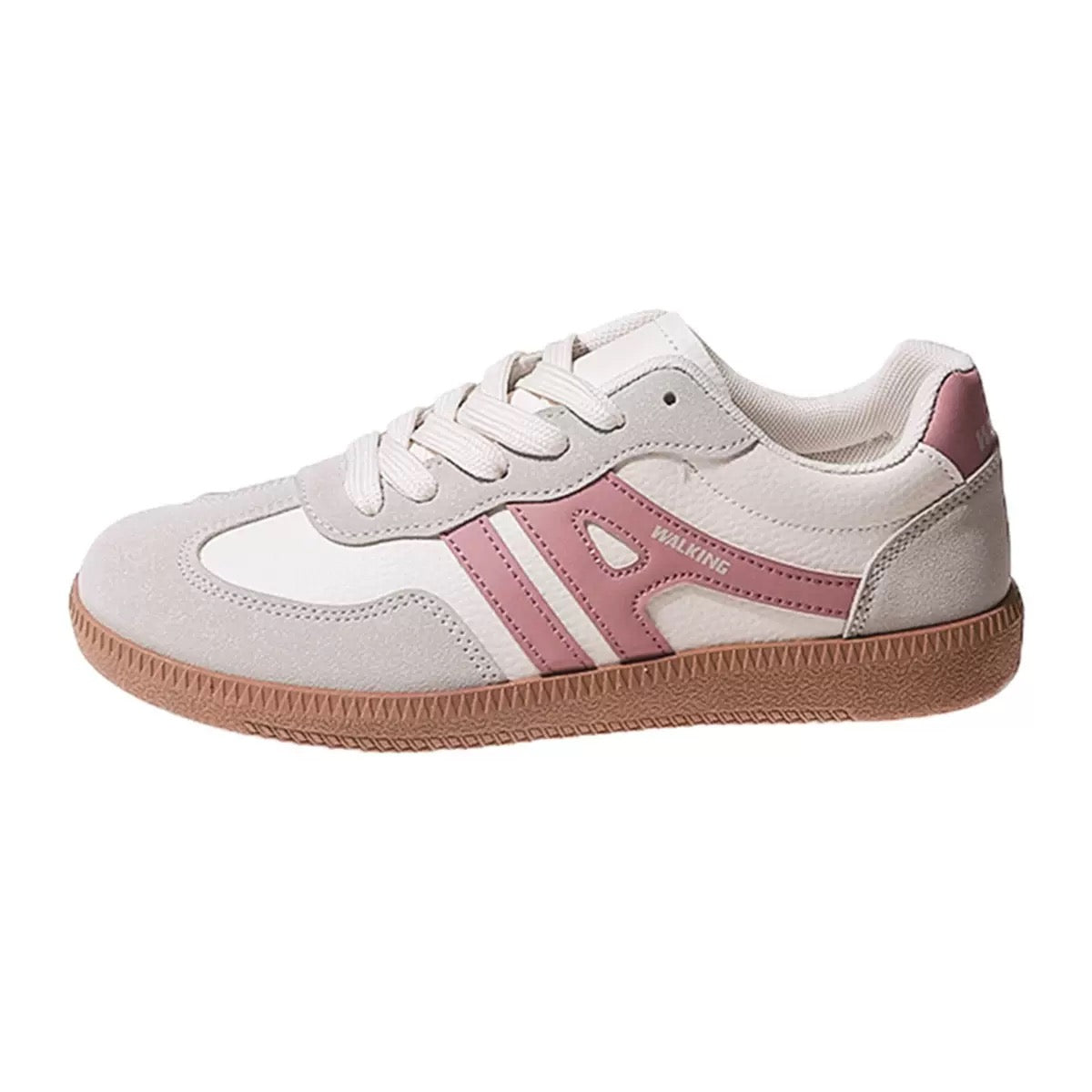 Wide Fit Suede Trainers with Everyday Comfort