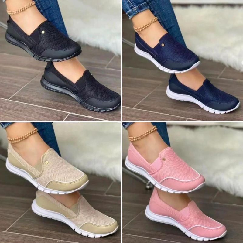 Orthopedic Slip-On Shoes with Extra Wide Fit