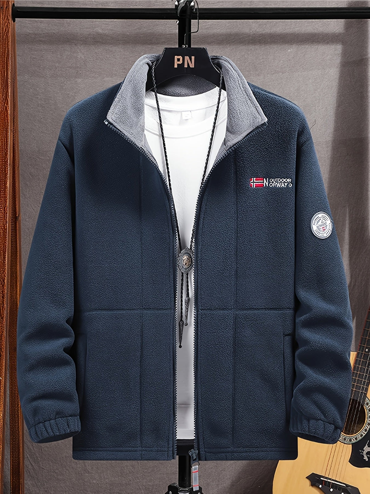 Men's Full-Zip Thermal Fleece Jacket