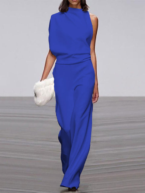 Sleeveless Wide-Leg Jumpsuit for Women