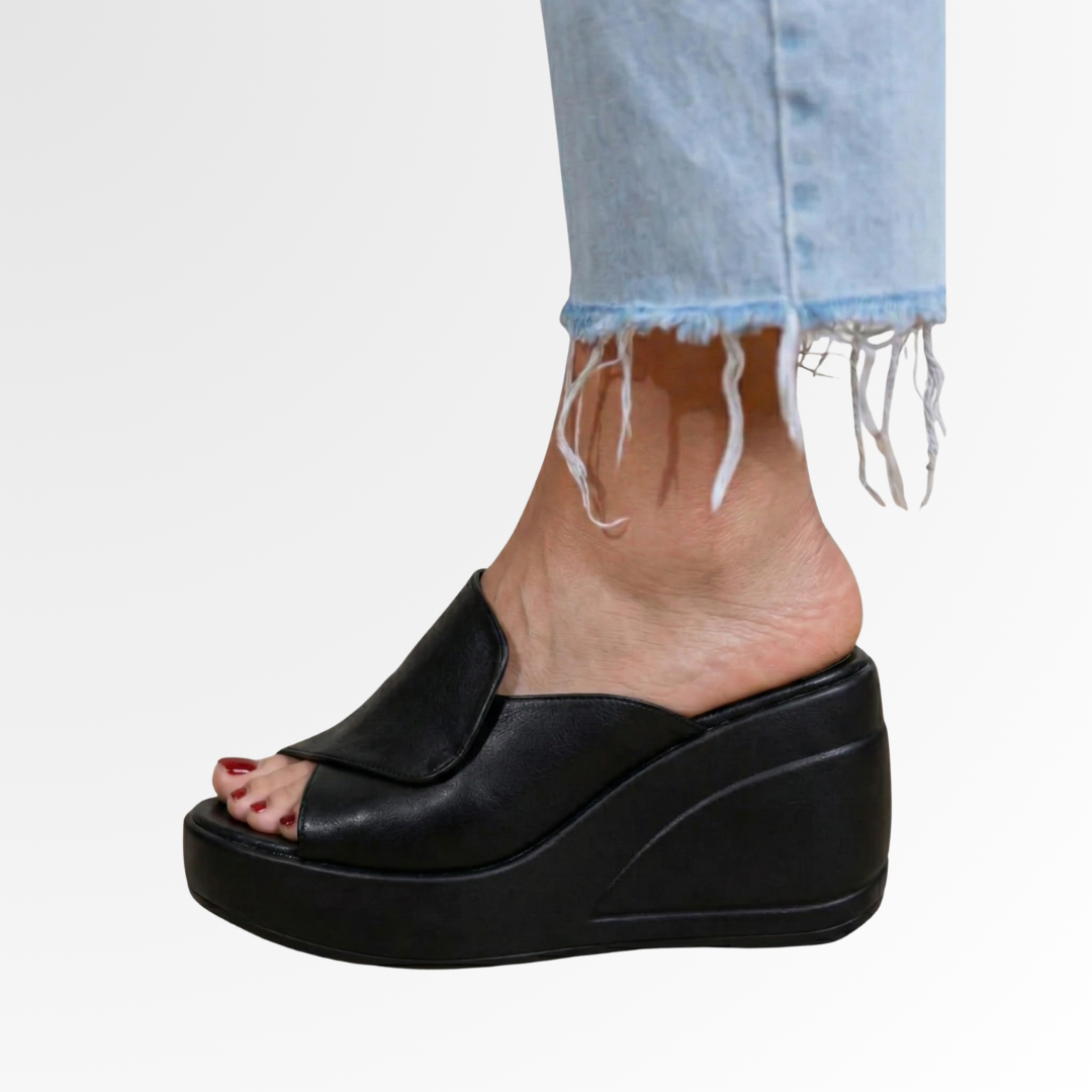 Orthopedic Comfort Slip-On Wedge Sandals
