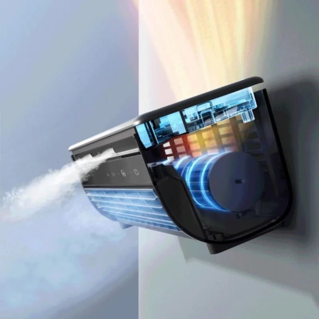 Cordless Portable Air Conditioner with Rotating Airflow