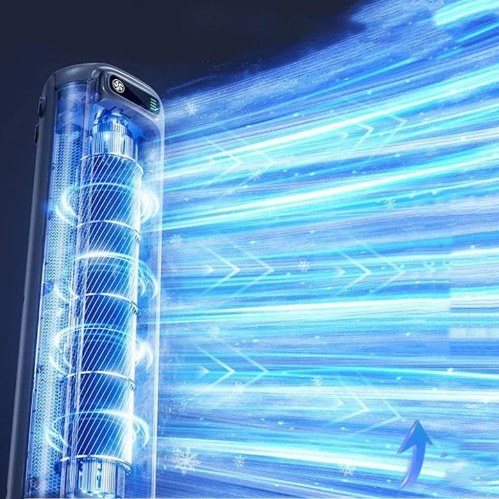 Cordless Portable Air Conditioner with Rotating Airflow