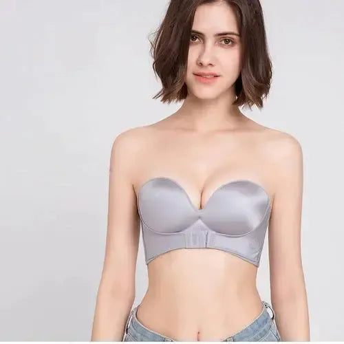 Women's Strapless Push-Up Comfort Bra