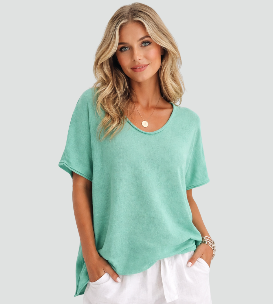 Relaxed Fit Casual Short Sleeve Shirt