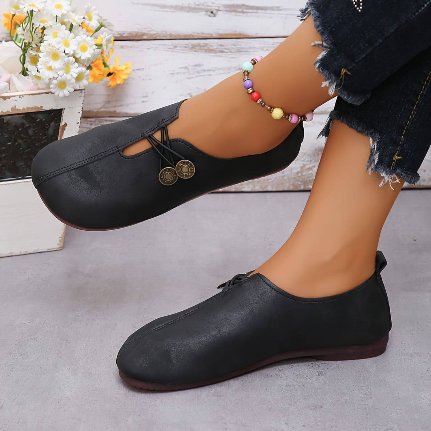 Orthopedic Arch Support Shoes With Cushioned Sole