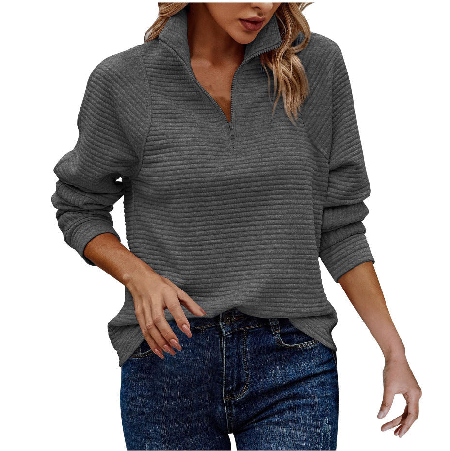 Modern Fit Quarter Zip Sweater