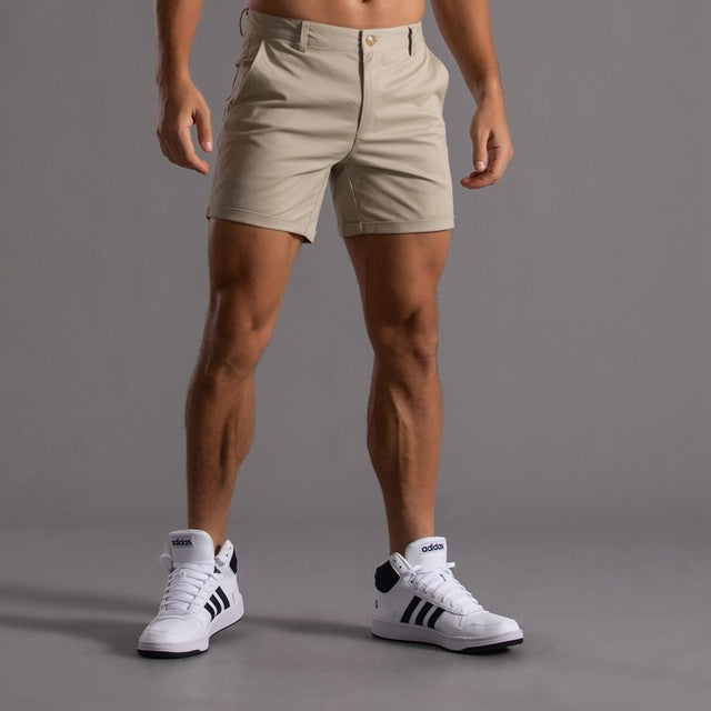 Classic Cotton Chino Shorts for Men