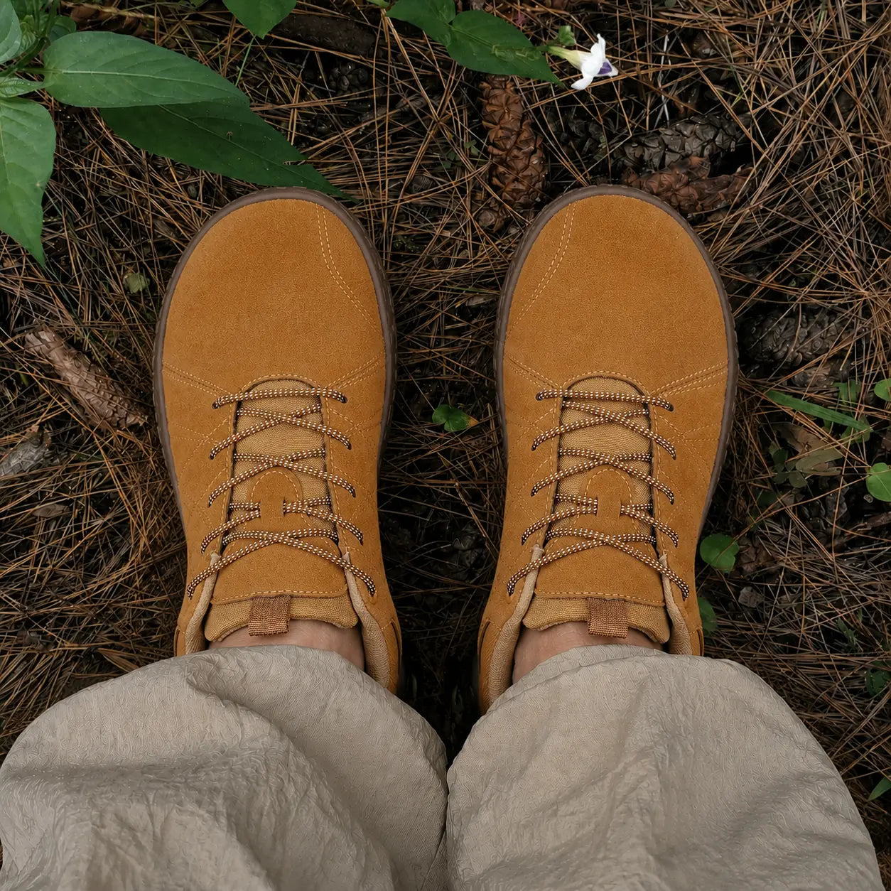 Orthopedic Wide Toe Box Barefoot Hiking Trainers