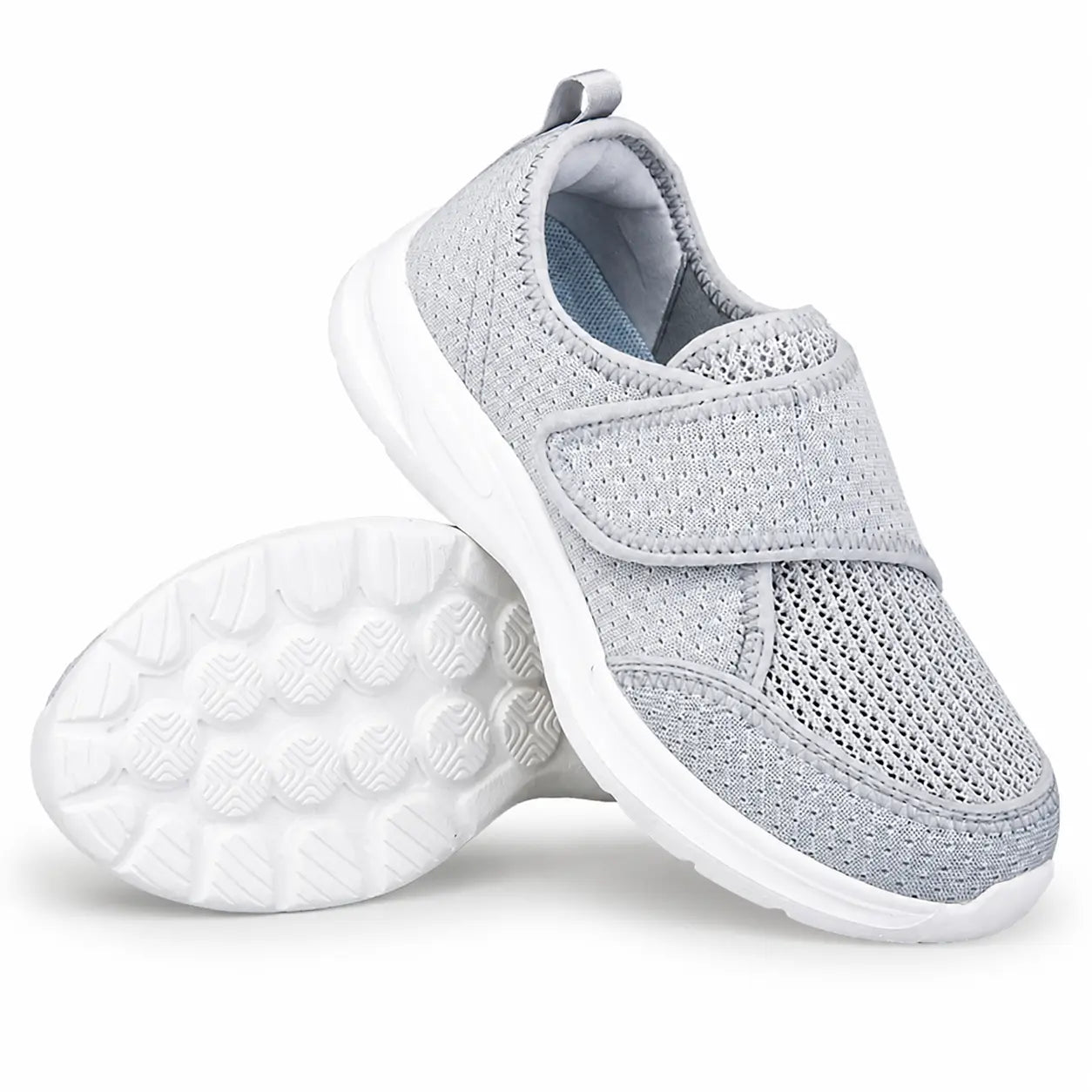 Wide Fit Orthopedic Walking Shoes with Adjustable Strap
