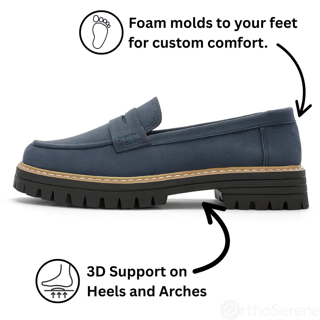 Women's Orthopaedic Wide Toe Box Comfort Loafers