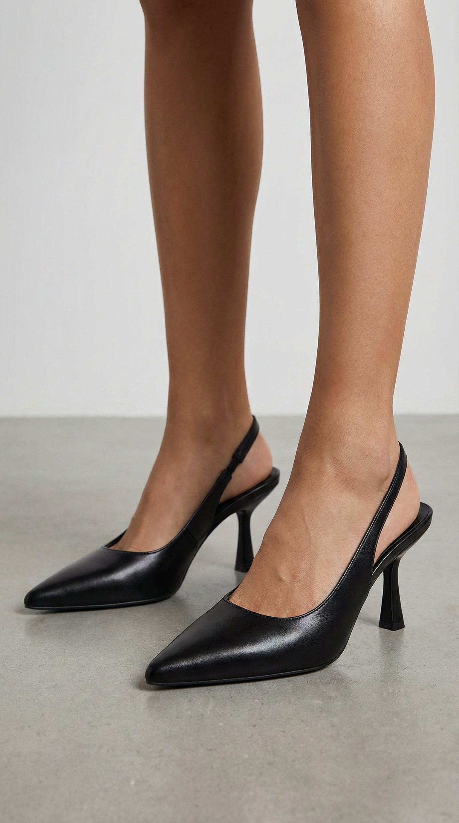 Pointed Toe Stiletto Slingback Pumps