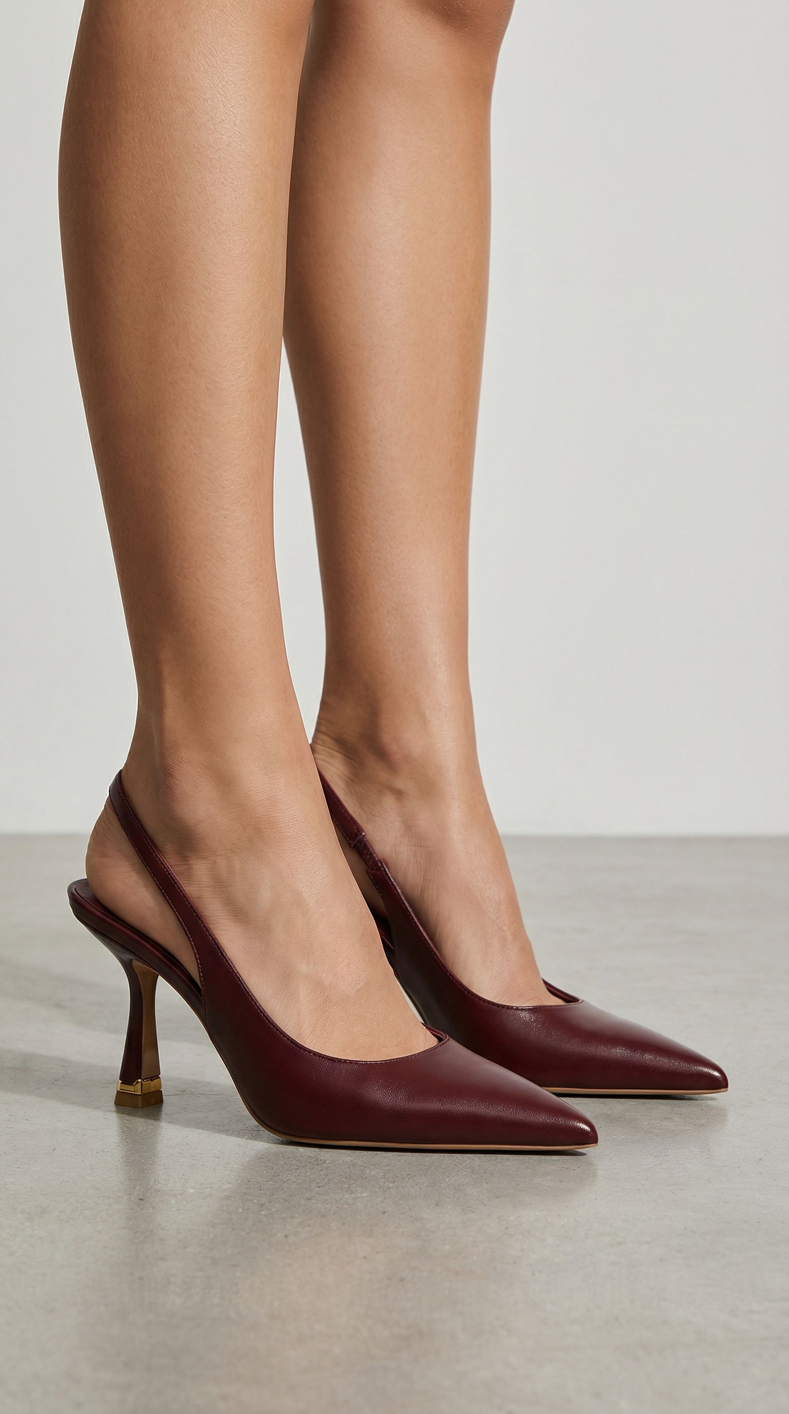 Pointed Toe Stiletto Slingback Pumps