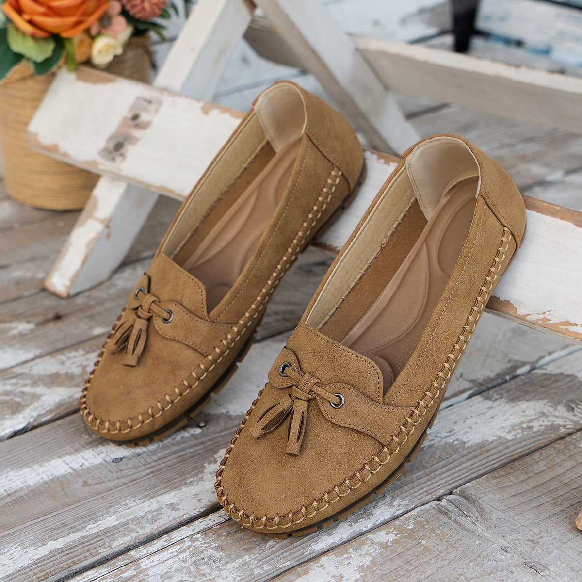 Women's Orthopaedic Extra Wide Suede Loafers