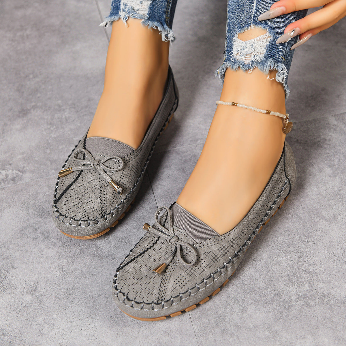 Women's Orthopedic Wide Fit Slip-On Loafers | Cushioned Comfort