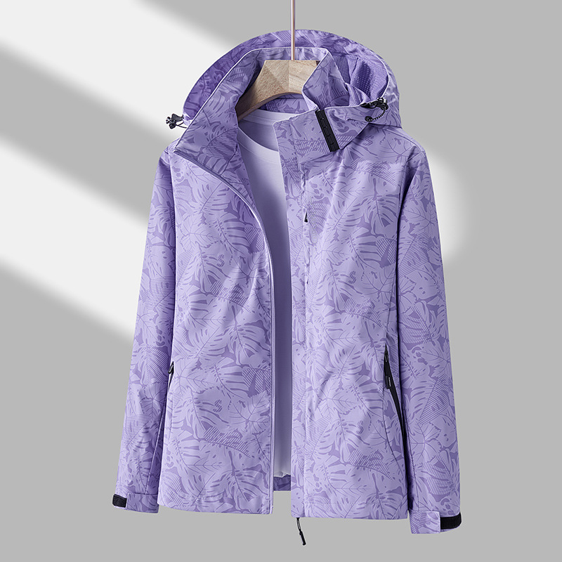 Lia Waterproof Hooded Zip Jacket
