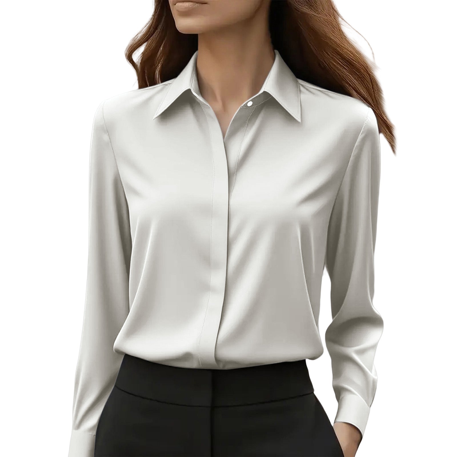 Timeless Chic Silk Blouse for Women