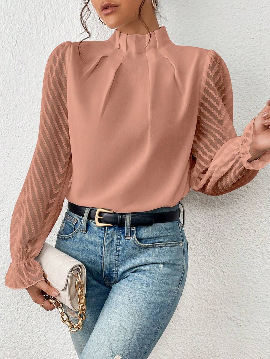 Versatile Patterned Women's Top for Any Occasion