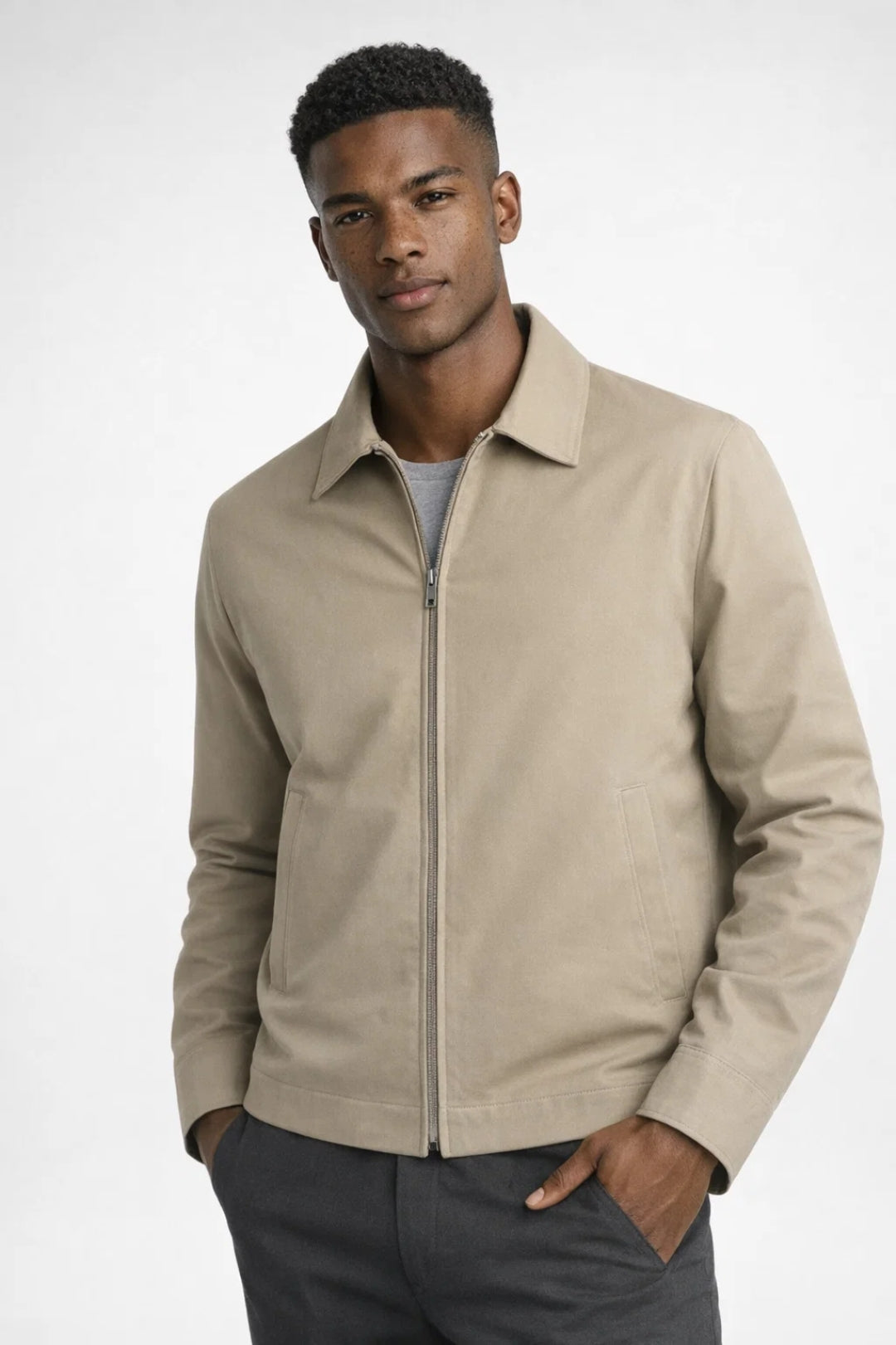 Men's Tailored Mid-Length Jacket