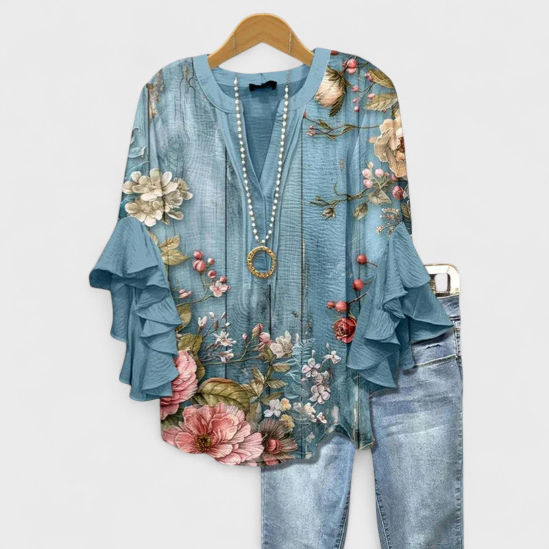 Women's Lightweight Short Sleeve Day Blouse
