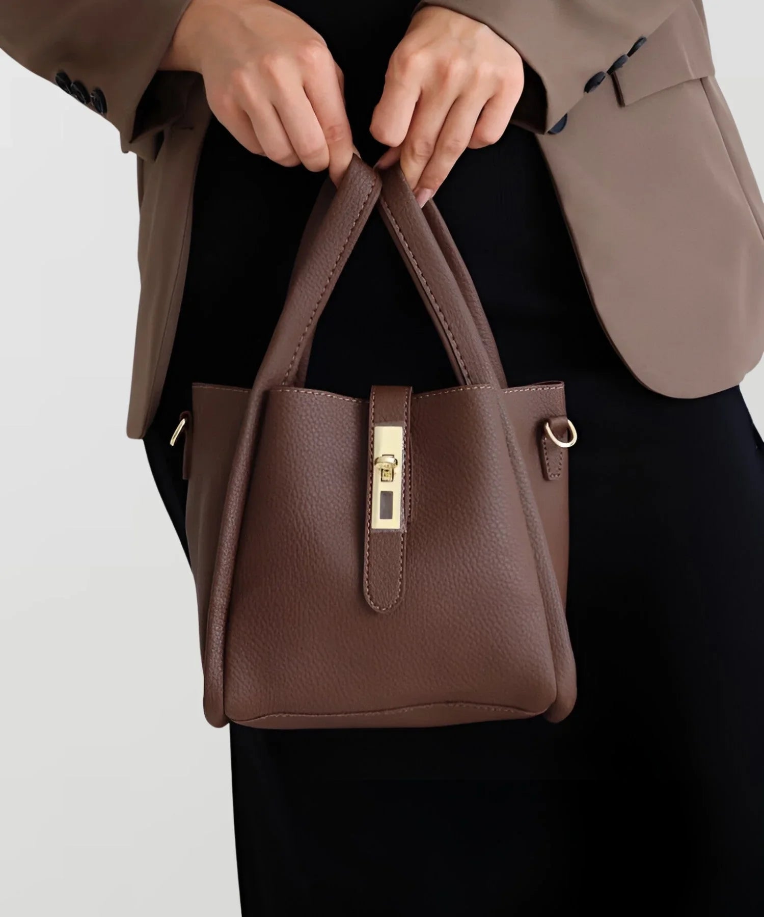 Vintage Style Faux Leather Handbag