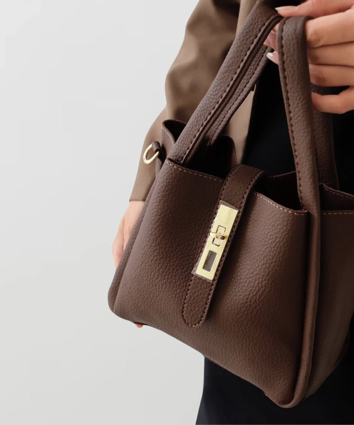 Vintage Style Faux Leather Handbag