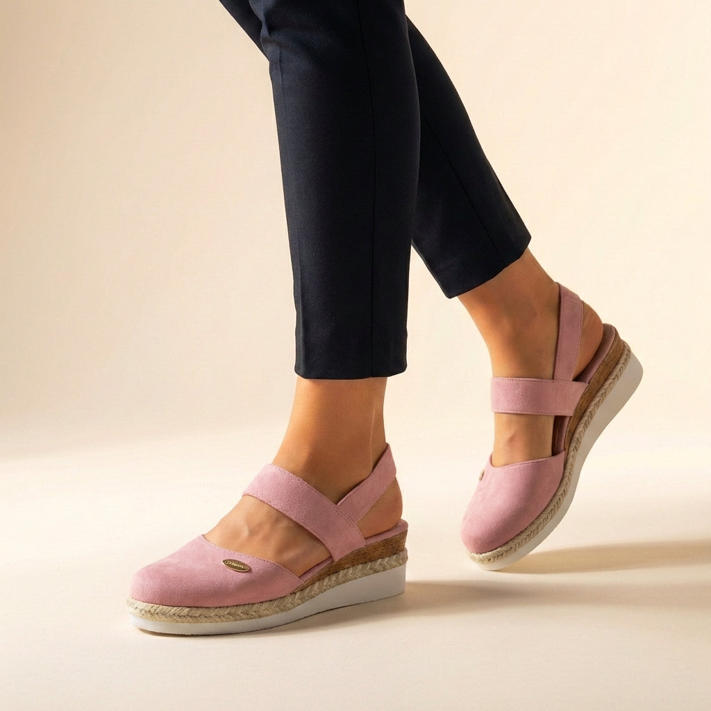 Comfort Fit Platform Espadrille Sandals