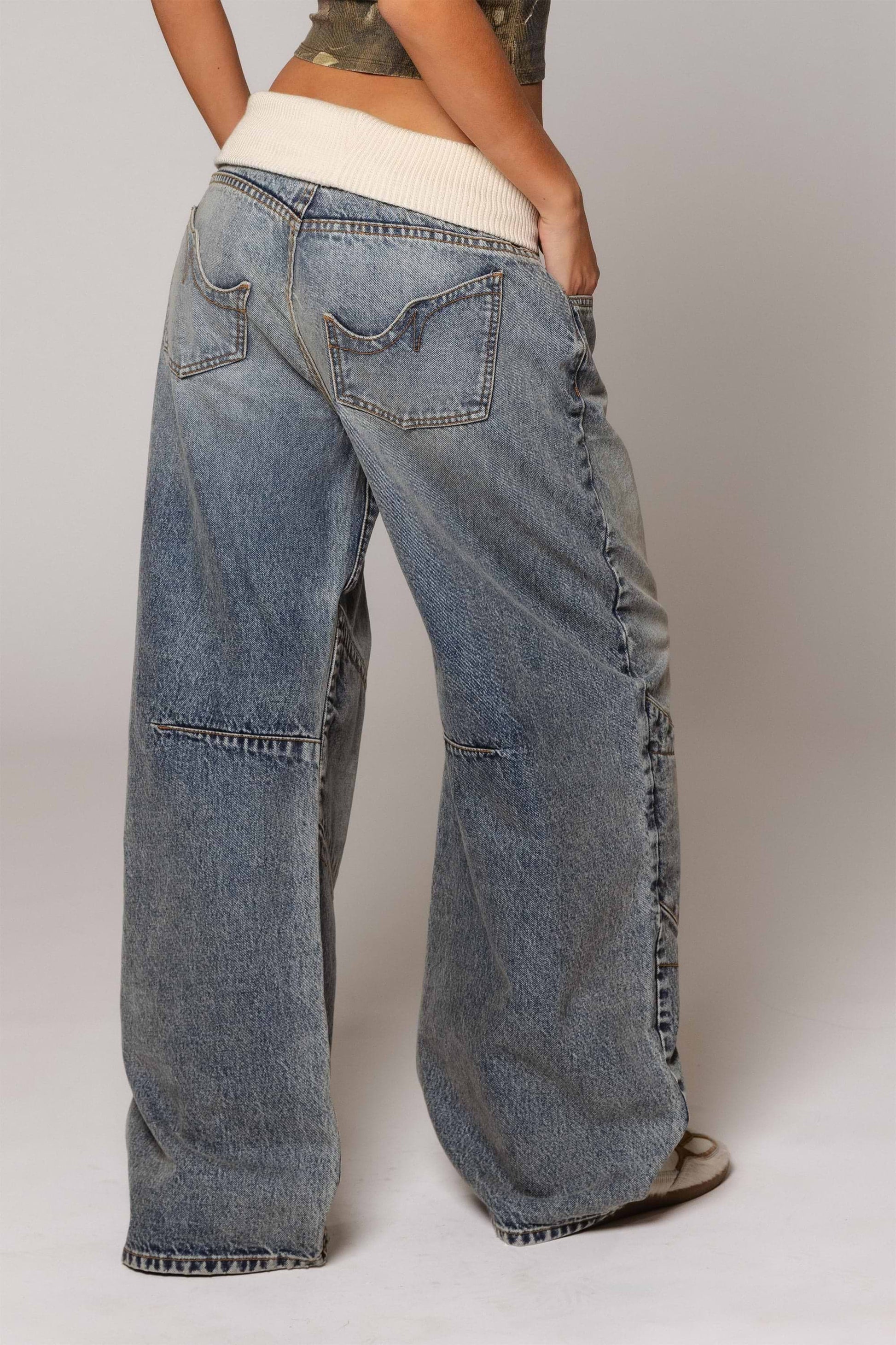 Classic Straight Fit Denim Jeans for Women