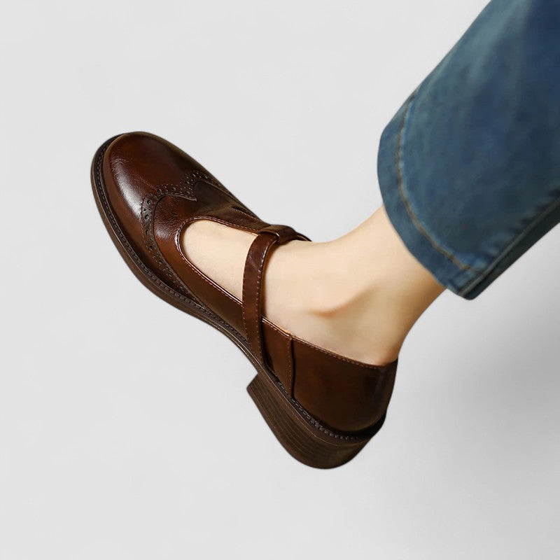 Orthopedic Mary Jane Strap Shoes