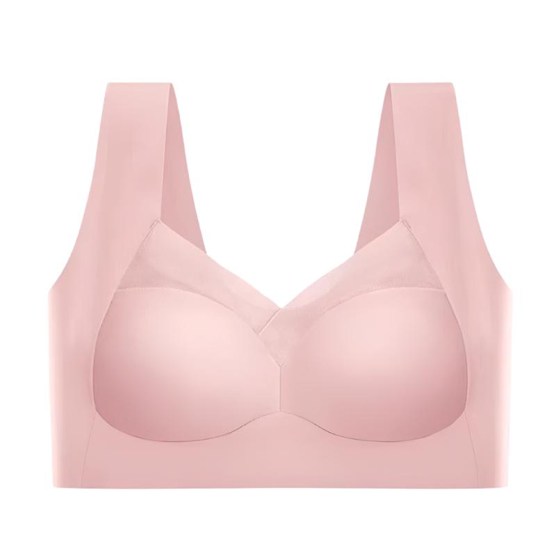 Women's Seamless Bra with Mesh Detail