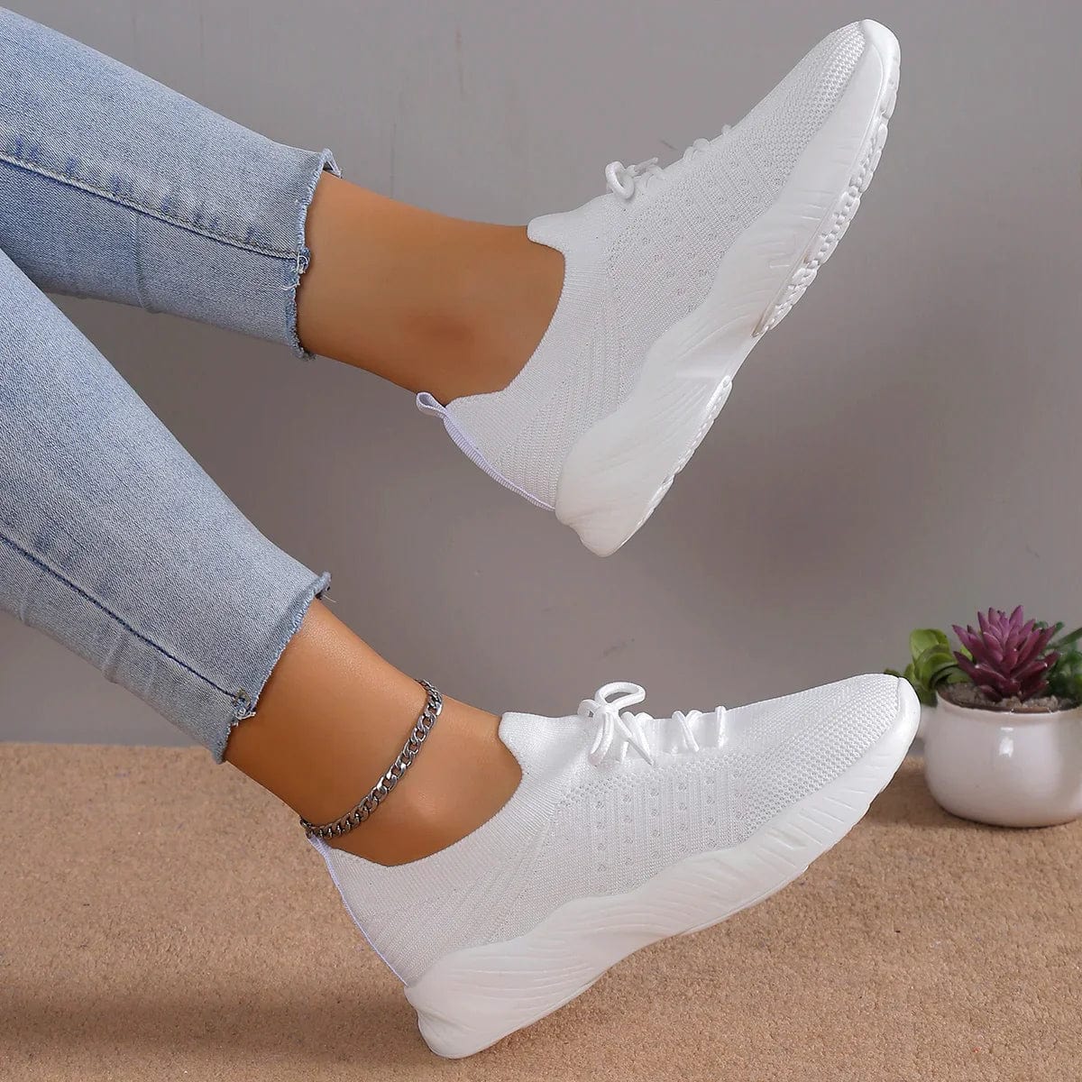 Lara Orthopedic Shoes with Rubber Sole and Arch Support