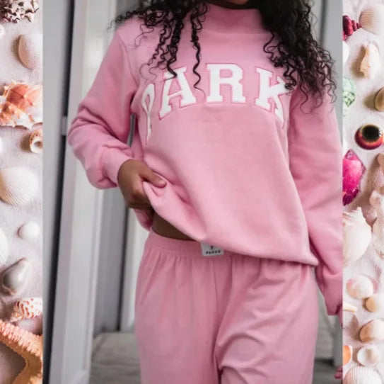 Oversized Graphic Crew Neck Long Sleeve Sweater