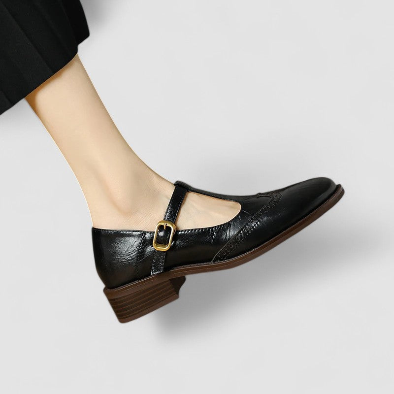 Orthopedic Mary Jane Strap Shoes
