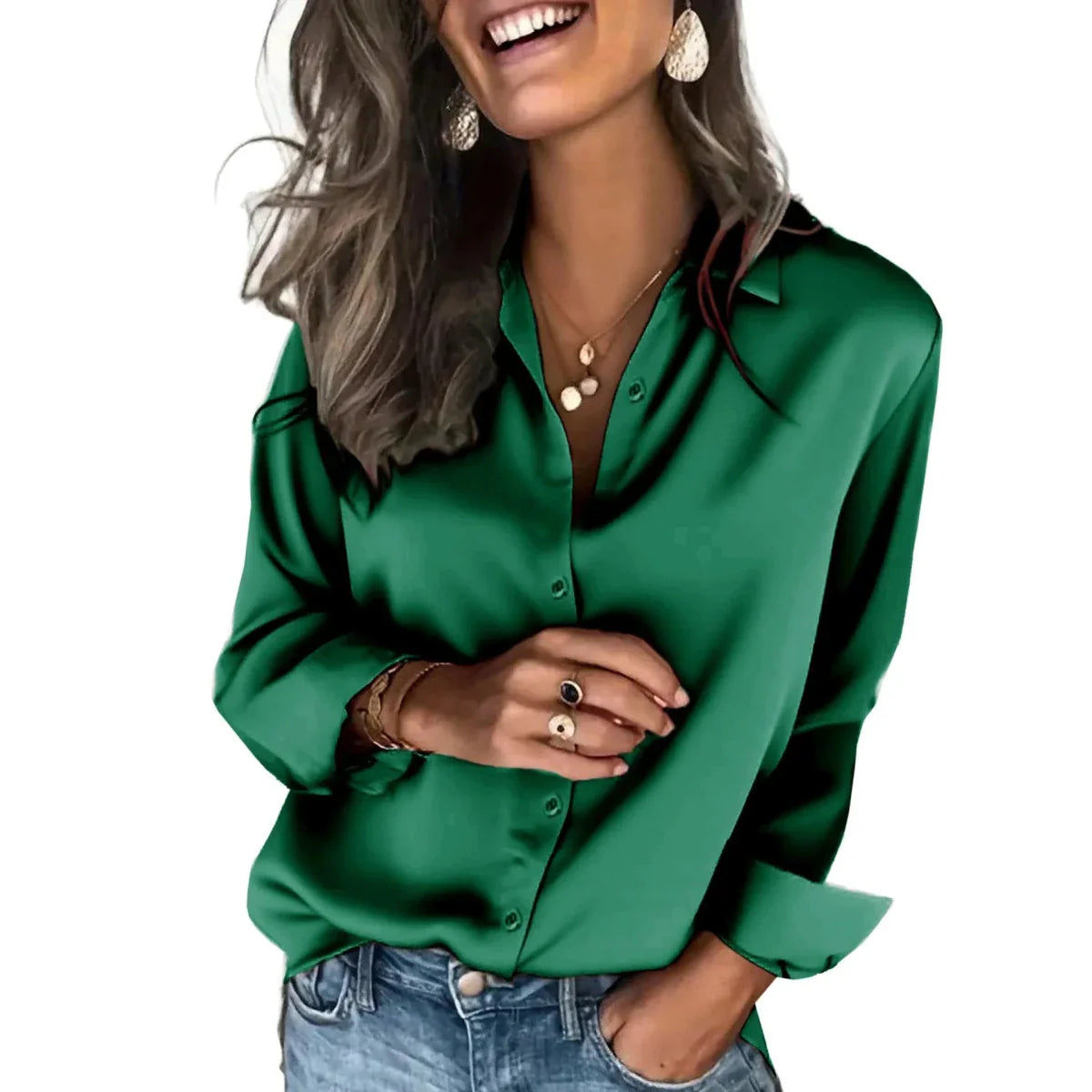 Relaxed Fit Button Down Shirt